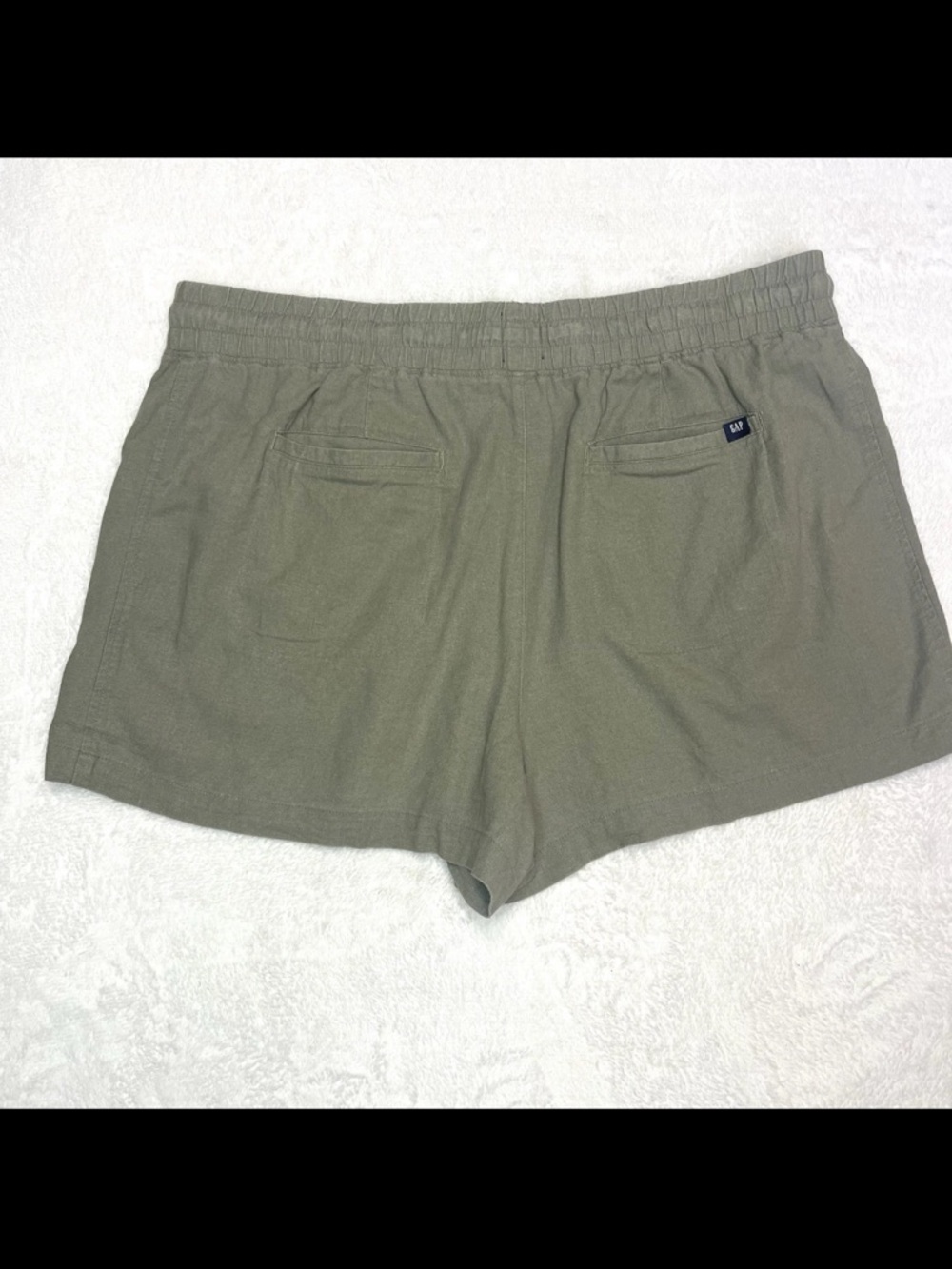Gap nwot Olive Green Drawstring Women’s Casual Shorts size medium - Picture 6 of 8